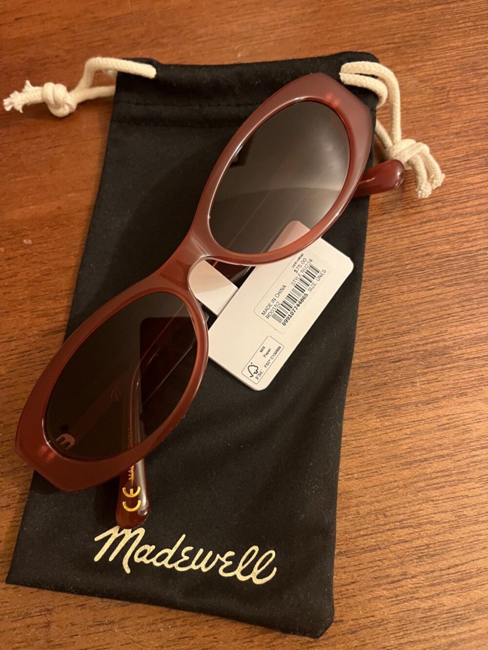 Madewell Skinny Oval Sunglasses - Picture 5 of 5
